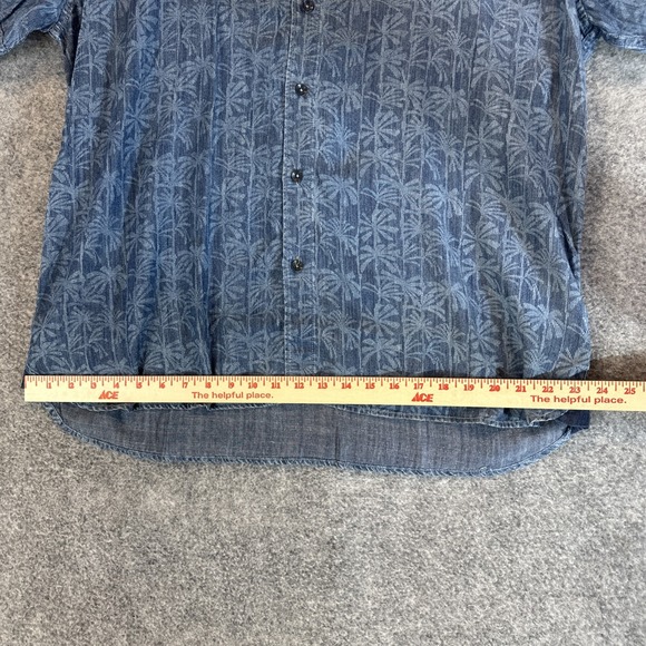 Tommy Bahama Men's Short Sleeve tencel Button Down Dress Shirt Size XL - Picture 5 of 8